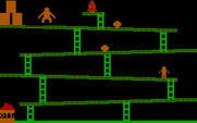 David's Kong for IBM PC/Compatibles - Gameplay; avoid the barrels!