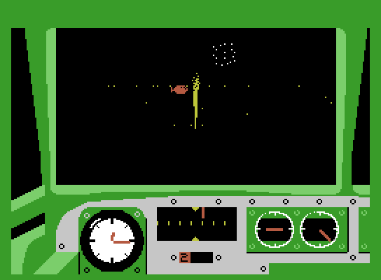 Dam Busters, The ColecoVision Screenshot: I've been spotted and under attack!