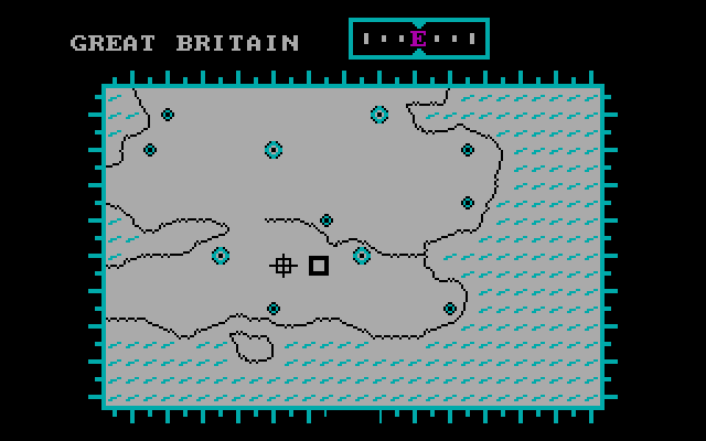 Dam Busters, The IBM PC/Compatibles Screenshot: Select your next heading...