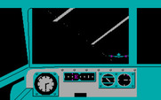 Dam Busters, The for IBM PC/Compatibles - Turning to dodge enemy search lights...