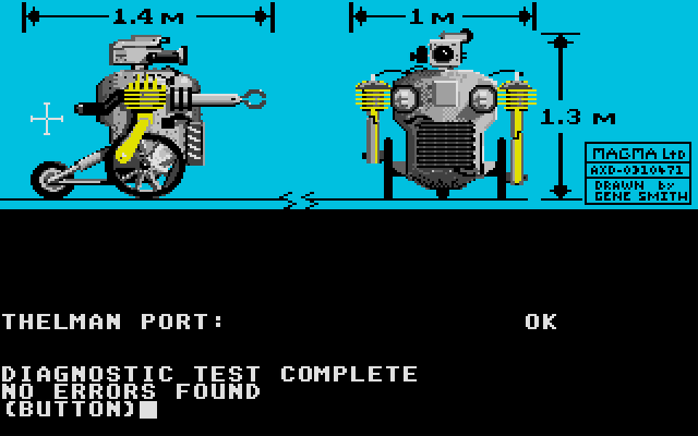 Hacker Atari ST Screenshot: Test complete, no errors found.