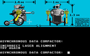 Hacker for Atari ST - Attempting the laser alignment procedure...