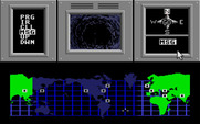 Hacker for Atari ST - Game start; hmm, there's a message...