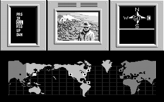 Hacker Atari ST Screenshot: You'll encounter several shady characters...