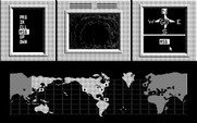 Hacker for Atari ST - Starting the adventure; there's a message, better read it...