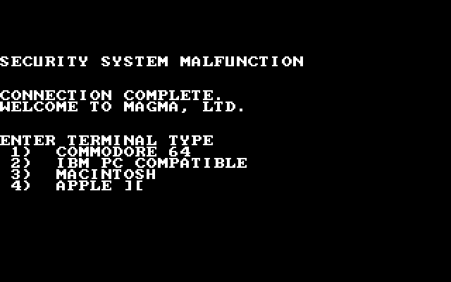 Hacker IBM PC/Compatibles Screenshot: Connection complete! Welcome!