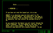 Amulet, The for IBM PC/Compatibles - Some hints on how to play the game