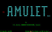 Amulet, The for IBM PC/Compatibles - Title screen