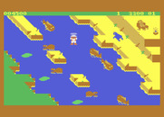Congo Bongo for Atari 5200 - Oh no, I fell into the river!