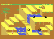 Congo Bongo for Atari 5200 - Game start.
