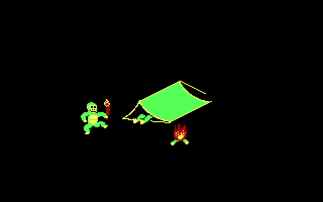 Congo Bongo IBM PC/Compatibles Screenshot: Game introduction.
