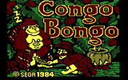 Congo Bongo for IBM PC/Compatibles - Title screen.