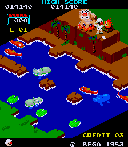 Congo Bongo Arcade Screenshot: Success!