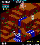 Congo Bongo for Arcade - Lost a life!