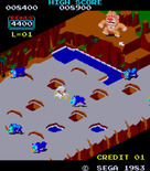 Congo Bongo for Arcade - Jump over the charging rhinos!