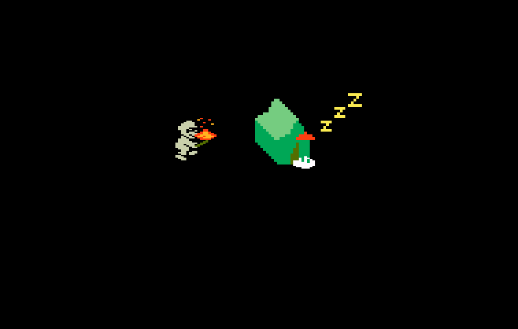 Congo Bongo Intellivision Screenshot: Game introduction.