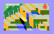 Congo Bongo for Intellivision - Climbing my way towards the top...