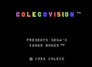Congo Bongo for ColecoVision - Title screen.