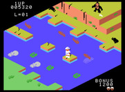 Congo Bongo for ColecoVision - Level 3 start.