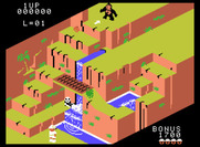 Congo Bongo for ColecoVision - Game start.