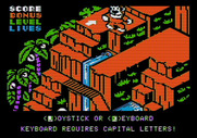 Congo Bongo for Apple II - Play with joystick or keyboard?