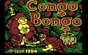 Congo Bongo for IBM PC/Compatibles - Title screen.