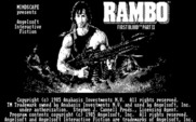 Rambo: First Blood Part II for IBM PC/Compatibles - Copyright information.