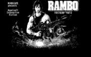 Rambo: First Blood Part II for IBM PC/Compatibles - Title screen.