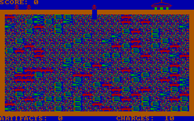Archeodroid IBM PC/Compatibles Screenshot: Starting a new game