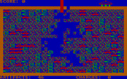 Archeodroid for IBM PC/Compatibles - Oops, the player ran out of charges and lost a life.