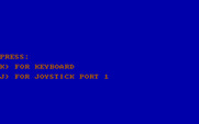 Archeodroid for IBM PC/Compatibles - Select the input device to play the game with.