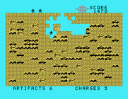 Archeodroid for TI-99/4A - Collecting up some artifacts.