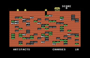 Archeodroid for Commodore 64 - Game start.