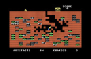 Archeodroid for Commodore 64 - One man down, on to the second...