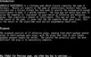 Armchair Quarterback for IBM PC/Compatibles - Game introduction.