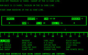 Armchair Quarterback for IBM PC/Compatibles - Game start.