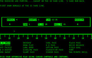 Armchair Quarterback for IBM PC/Compatibles - First down at the 15 yard line...