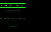 Armchair Quarterback for IBM PC/Compatibles - Psuedonym Software introduction screen...