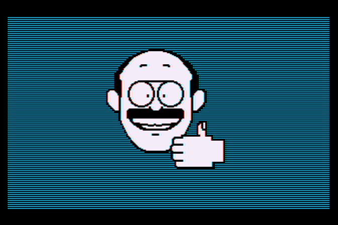 Fooblitzky Atari 8-bit Screenshot: Looks like I made a good move!
