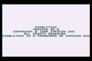 Fooblitzky for Atari 8-bit - Loading screen.