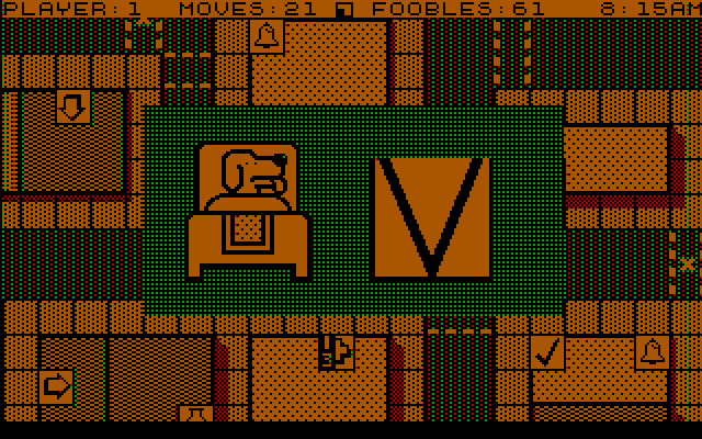 Fooblitzky IBM PC/Compatibles Screenshot: My character's health at the hospital...