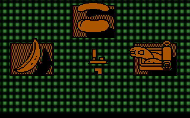 Fooblitzky IBM PC/Compatibles Screenshot: Select an option...