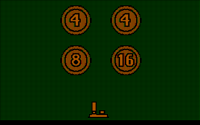 Fooblitzky IBM PC/Compatibles Screenshot: Time to begin!