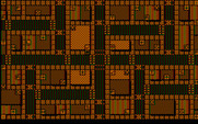 Fooblitzky for IBM PC/Compatibles - A view of the entire game board.