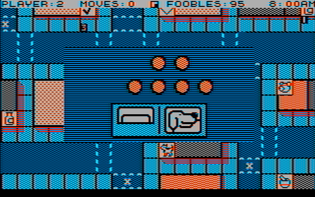 Fooblitzky IBM PC/Compatibles Screenshot: Uh oh, this will cost some money...