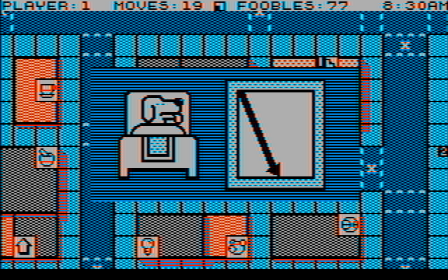 Fooblitzky IBM PC/Compatibles Screenshot: Meanwhile, at the hospital...