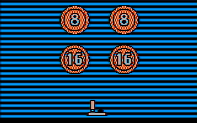 Fooblitzky IBM PC/Compatibles Screenshot: Time to begin!