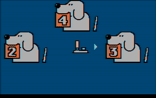 Fooblitzky IBM PC/Compatibles Screenshot: How many players?