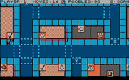 Fooblitzky for IBM PC/Compatibles - A section of the game board...