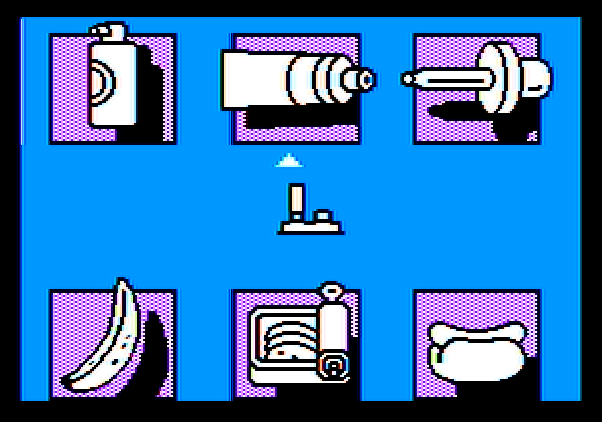 Fooblitzky Apple II Screenshot: One of the menus when setting up a new game.